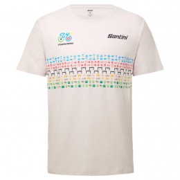 Heren Fietskleding Kleding Santini UCI WEG- EN PARA-WIELRENNEN ZURIGO T-shirt 2024