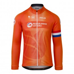 Heren Nederlands elftal Agu lange mouwen wielershirt 2024