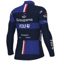 Heren Fietskleding Ale Groupama FDJ 2024 shirt met lange mouwen