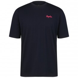 Heren Fietskleding T-shirt Rapha Logo - Blauw