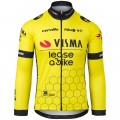 Heren Fietskleding Agu Team Visma Lease a Bike 2024 shirt met lange mouwen