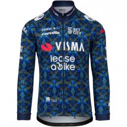 Heren Fietskleding Team Visma Lease a Bike 2024 The Renaissance Agu shirt met lange mouwen - TDF