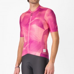 Heren Fietskleding Giro d'Italia 2025 espresso roze shirt