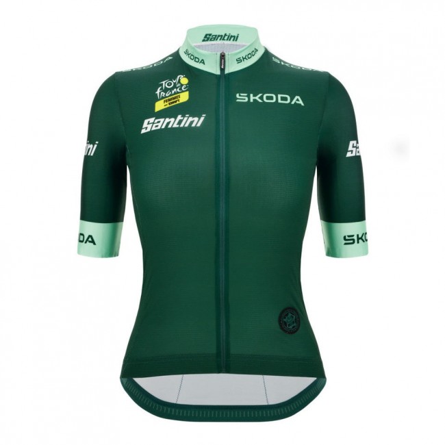 Dames Groene Tour de France 2025 Fan Line Trui Dames Groene Tour de France 2025 Fan Line Trui