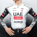 Heren UAE Team Emirates 2025 Primapelle Pissei shirt met lange mouwen