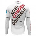 AG2R Citroen 2022 wielershirt met lange mouwen professioneel wielerteam AG2R Citroen 2022 wielershirt met lange mouwen professioneel wielerteam