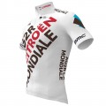 AG2R Citroen 2022 wielershirt korte mouw (lange rits) professioneel wielerteam AG2R Citroen 2022 wielershirt korte mouw (lange rits) professioneel wielerteam