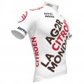 AG2R Citroen 2022 wielershirt korte mouw (lange rits) professioneel wielerteam AG2R Citroen 2022 wielershirt korte mouw (lange rits) professioneel wielerteam