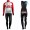 2019 Team Lotto Rood Thermal Fietskleding Set Wielershirts Lange Mouw+Lange Wielrenbroek Bib 610PTVS