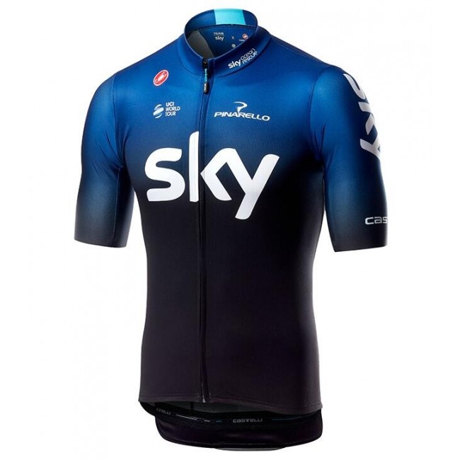 TEAM SKY 2019 Wielershirt Korte Mouw TEAM SKY 2019 Wielershirt Korte Mouw