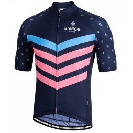 BIANCHI MILANO Nicandro Blue Wielershirt Korte Mouw