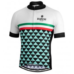 BIANCHI MILANO Codigoro White Wielershirt Korte Mouw