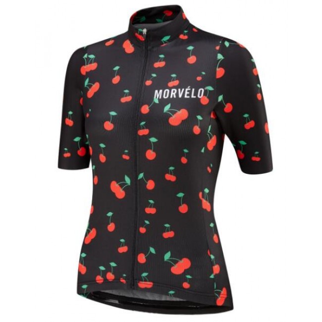 MORVELO Dames CHERRY BOMB Wielershirt Korte Mouw MORVELO Dames CHERRY BOMB Wielershirt Korte Mouw