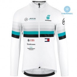 2020 Asos FF1 RS Benz Wit Thermal Wielershirt Lange Mouw 525ATRU