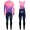 2020 EF Pro Cycling Team Pink Wielerkleding Set Wielershirt Lange Mouw+Lange Fietsbroeken Bib 327FWRG