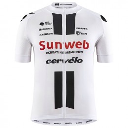 2020 SUMWEB Team LTD Wit Wielershirt Korte Mouw 688QMPI