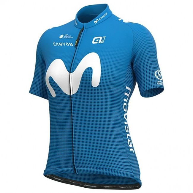 2020 Team Movistar Dames Wielershirt Korte Mouw 632CQHJ 2020 Team Movistar Dames Wielershirt Korte Mouw 632CQHJ