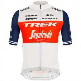 2020 Trek Segafredo Wit-Rood Wielershirt Korte Mouw 514GDVN