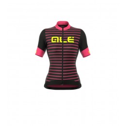 ALE R-EV1 MARINA Dames Wielershirt Korte Mouw Pink