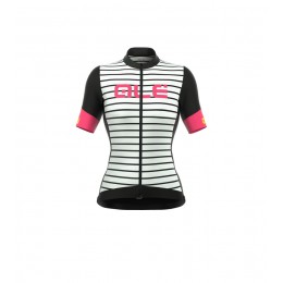 ALE R-EV1 MARINA Dames Wielershirt Korte Mouw Wit