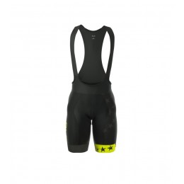 ALE PRR STARS Korte Fietsbroeken Bib FLUO Geel