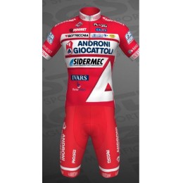 2017 Androni Fietskleding Set Fietsshirt Met Korte Mouwen+Korte Koersbroek