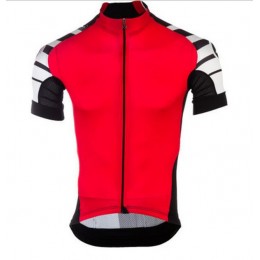 2016 ASSOS Wielershirt Korte Mouw Zwart Rood Wit