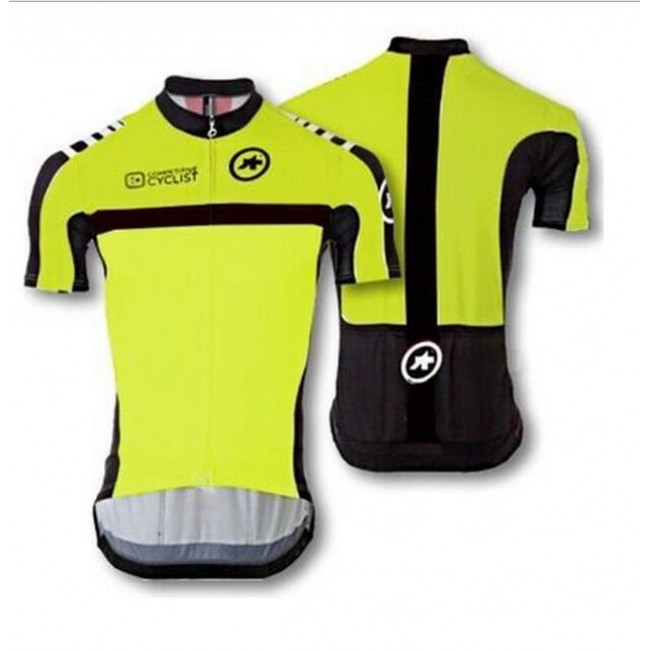 2016 ASSOS Wielershirt Korte Mouw Geel Zwart 2016 ASSOS Wielershirt Korte Mouw Geel Zwart