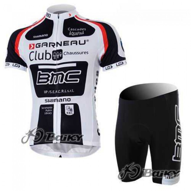 BMC Garneau Teams Wielerkleding Set Wielershirts Korte+Korte Fietsbroeken Wit BMC Garneau Teams Wielerkleding Set Wielershirts Korte+Korte Fietsbroeken Wit
