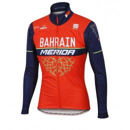 2017 Bahrain Merida Wielershirt Lange Mouw