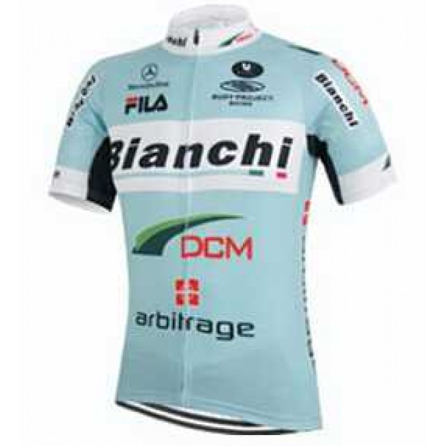 2015 Bianchi DCM Wielershirt Met Korte Mouwen 2015 Bianchi DCM Wielershirt Met Korte Mouwen