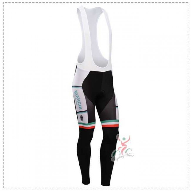 Bianchi 2014 Lange Fietsbroeken Bib Blauw Zwart Bianchi 2014 Lange Fietsbroeken Bib Blauw Zwart