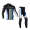 2014 Cannondale Wielerkleding Set Wielershirt Lange Mouw+Lange Fietsbroeken Wit Groen Blauw