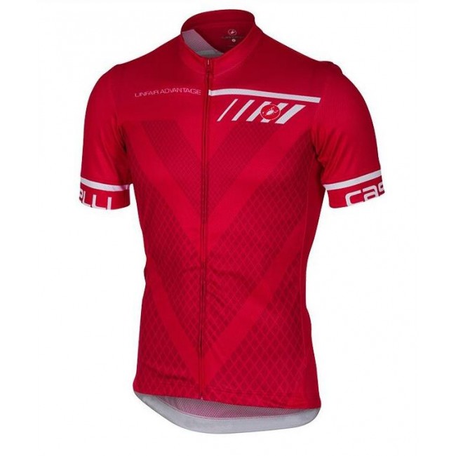 2017 Castelli Wielershirt Mouw Korte Rood 2017 Castelli Wielershirt Mouw Korte Rood