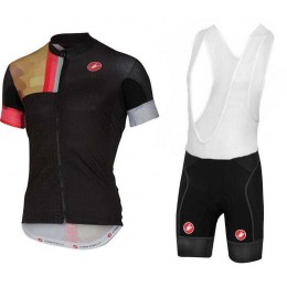 2016-2017 Castelli Team Fietskleding Set Fietsshirt Met Korte Mouwen+Korte Koersbroek