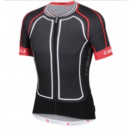 2016 Castelli Aero Wielershirt Korte Mouw Zwart Wit