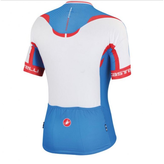 2016 Castelli Klimmers 2.0 Wielershirt Korte Wit Blauw 2016 Castelli Klimmers 2.0 Wielershirt Korte Wit Blauw