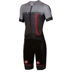 2016 Castelli Sanremo 3.2 Fietskleding Wielershirt Korte Grijs Zwart