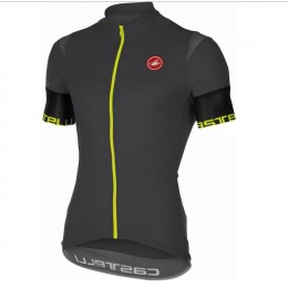 2016 Castelli Entrata 2.0 Wielershirt Korte Mouw Zwart Geel