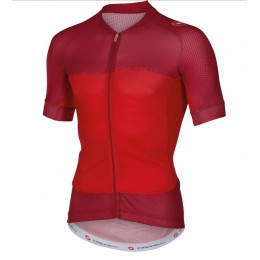 2016 Castelli Aero Wielershirt Korte Mouw Rood