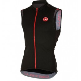 2016 Castelli Entrata 2.0 Wielershirts Mouwloos Zwart Rood