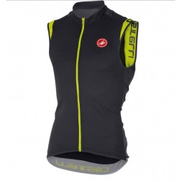 2016 Castelli Entrata 2.0 Wielershirts Mouwloos Zwart Geel