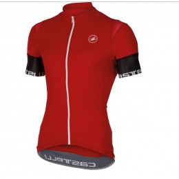 2016 Castelli Entrata 2.0 Wielershirt Korte Mouw Rood