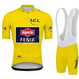 Yellow Alpecin Fenix Tour De France 2021 Team Fietskleding Set Wielershirts Korte Mouw+Korte Fietsbroeken Bib M4gC8Q