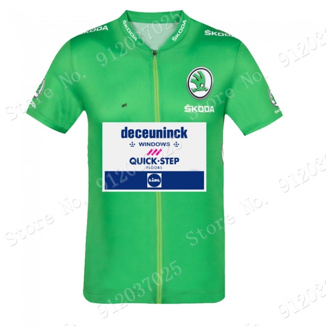 Green Deceuninck Quick Step Tour De France 2021 Team Wielerkleding Fietsshirt Korte Mouw CnPqCi Green Deceuninck Quick Step Tour De France 2021 Team Wielerkleding Fietsshirt Korte Mouw CnPqCi