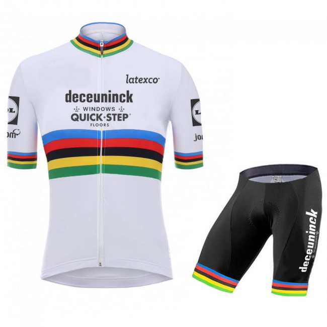 Quick Step Champion Pro 2021 Team Fietskleding Set Wielershirts Korte Mouw+Korte Fietsbroeken Bib VwcuYw Quick Step Champion Pro 2021 Team Fietskleding Set Wielershirts Korte Mouw+Korte Fietsbroeken Bib VwcuYw