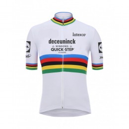 Quick Step Champion Pro 2021 Team Fietsshirt Korte Mouw OjlmyN
