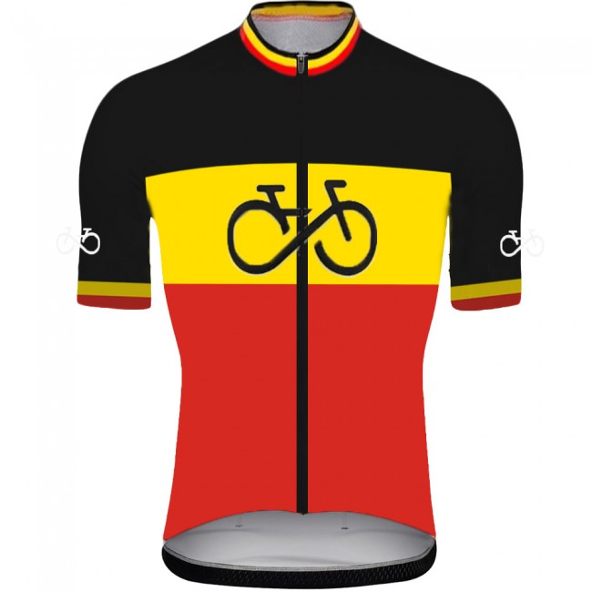 Belgium Pro 2021 Team Fietsshirt Korte Mouw O4osHU Belgium Pro 2021 Team Fietsshirt Korte Mouw O4osHU