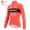 Fietskleding Profteams 2022 Winter Fleece Trek Segafredo Pro Fietsshirt Lange Mouw rood hEsYV