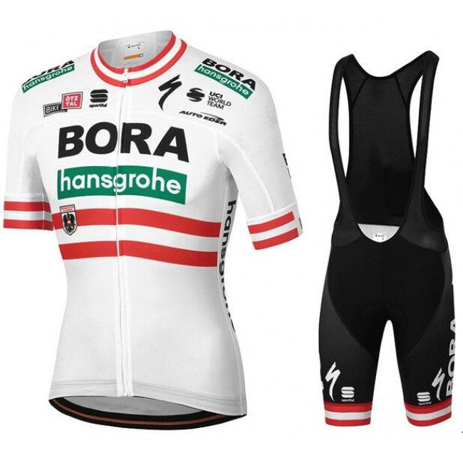 Wielerkleding Profteams 2020 BORA-Hansgrohe Campione Austriaco Fietskleding Set Fietsshirt Met Korte Mouwen+Koersbroek Korte Wielerkleding Profteams 2020 BORA-Hansgrohe Campione Austriaco Fietskleding Set Fietsshirt Met Korte Mouwen+Koersbroek Korte